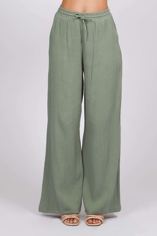 Pantalón de tiro alto - Caqui