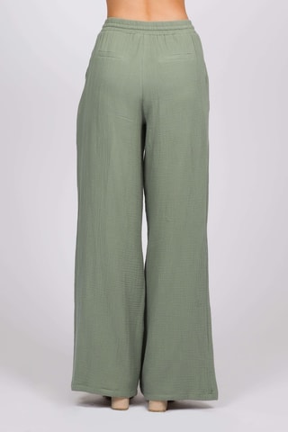 Pantalón de tiro alto - Caqui