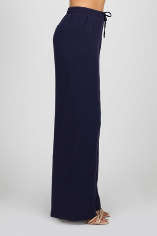 Pantalón de tiro alto - Azul marino