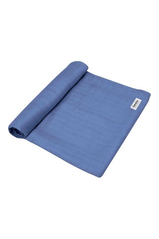 Bamboekatoenen Deken  Blauw - 120 x 120 cm