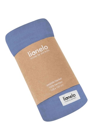 Bamboekatoenen Deken  Blauw - 120 x 120 cm