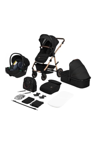 3-in-1 Kinderwagen Amber Zwart