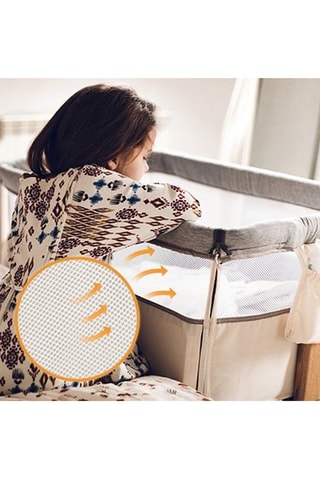 Aanschuifbed Leonie 6 maanden tot 3 jaar - 54 x 94 x 57 / 77 cm