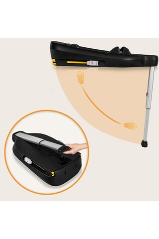 Autostoeltje en Houder ISOFIX Astrid I-SIze Set - Beige - Groep 0+