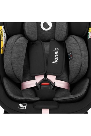 Autostoeltje en Houder ISOFIX Navy I-SIze - Zwart en Roze -  Groep 0+/1/2/3