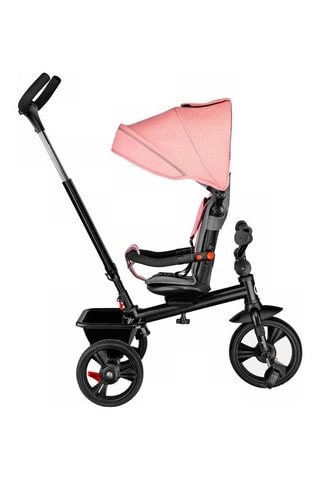 2-en-1 Driewieler Haari Roze en Grijs