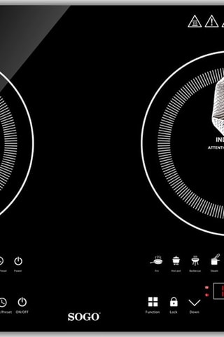 Plaque de cuisson à induction - 2 brûleurs