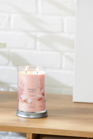 Bougie parfumée jarre grand modèle Signature - Sables roses