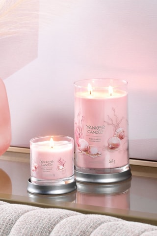 Bougie parfumée jarre grand modèle Signature - Sables roses