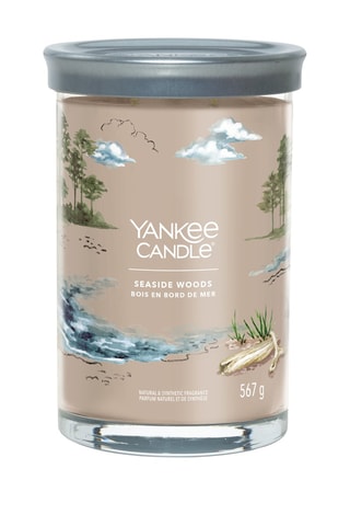 Bougie parfumée jarre grand modèle Signature - Bois en bord de mer