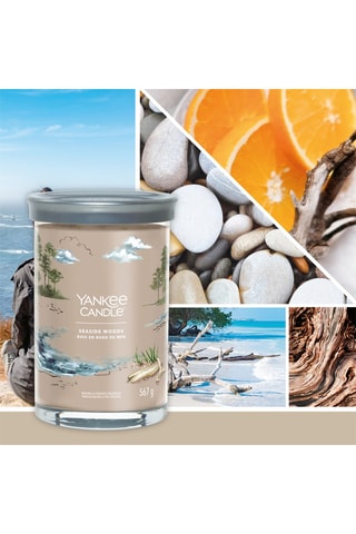 Bougie parfumée jarre grand modèle Signature - Bois en bord de mer