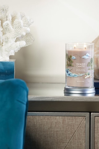 Bougie parfumée jarre grand modèle Signature - Bois en bord de mer