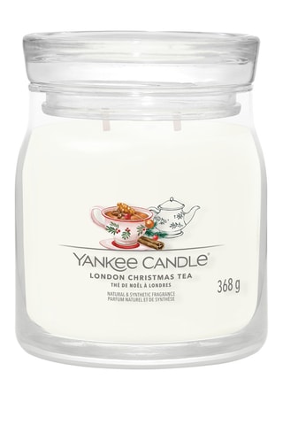 Bougie parfumée jarre moyen modèle Signature - Thé de Noël à Londres