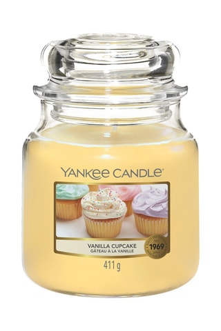 Bougie parfumée jarre moyen modèle - Gâteau à la vanille