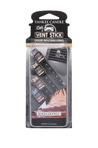 Bâtonnets désodorisants pour voiture - Noix de coco noire