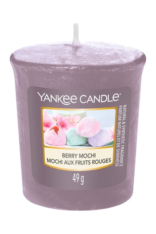 6 x Bougie votive parfumée - Mochi aux baies