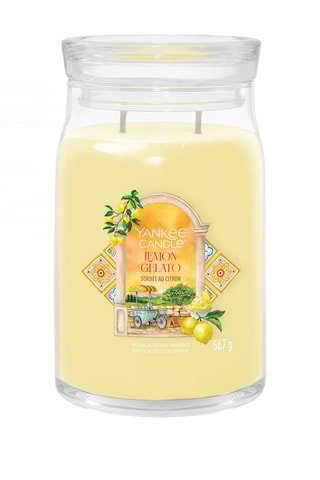 Vela perfumada jarra grande modelo - Sorbet au citron