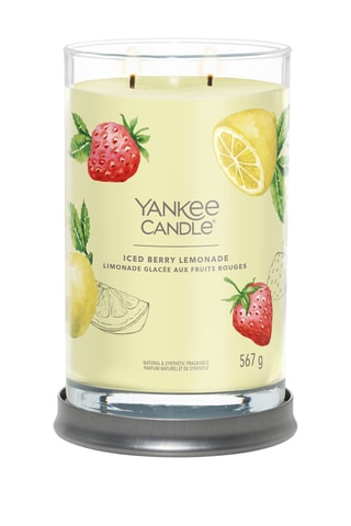 Bougie parfumée jarre grand modèle Signature - Limonade Glacée aux Fruits Rouges