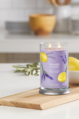 Bougie parfumée jarre grand modèle Signature - Citron lavande