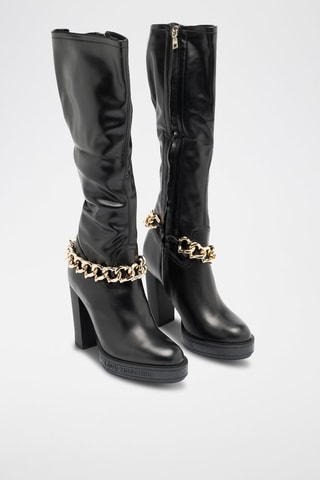 Bottes en cuir - Noir