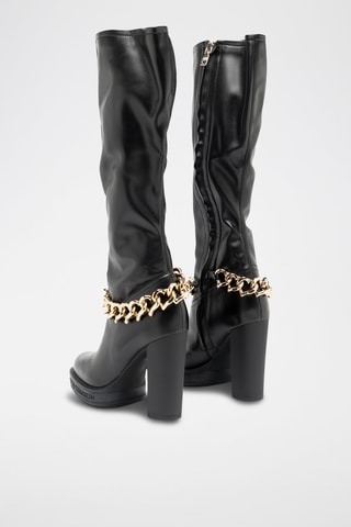 Bottes en cuir - Noir