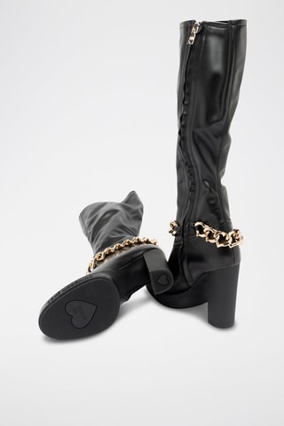 Bottes en cuir - Noir