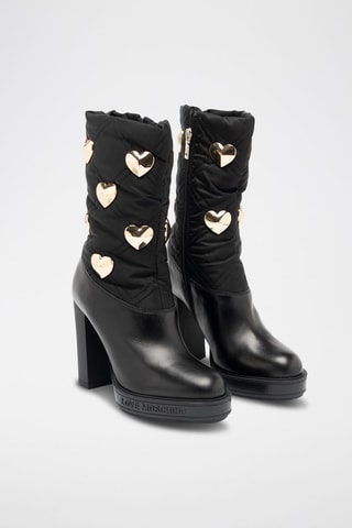 Bottines en cuir - Noir