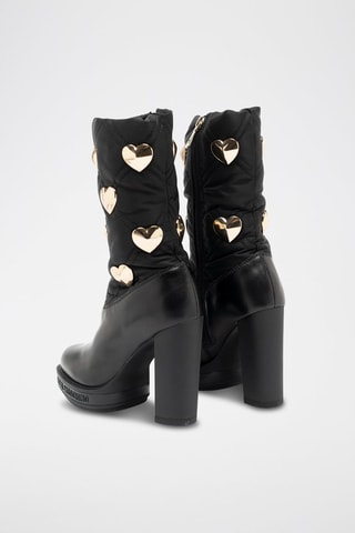 Bottines en cuir - Noir