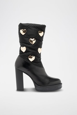Bottines en cuir - Noir
