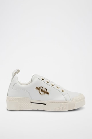 Baskets en cuir - Blanc