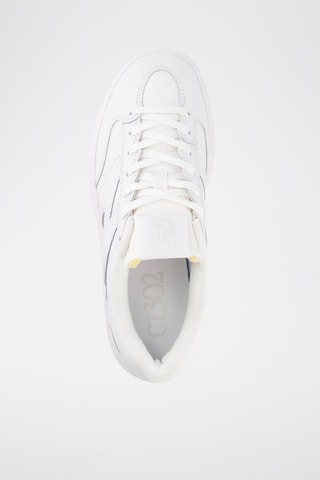 Baskets plateformes en cuir 302 - Blanc