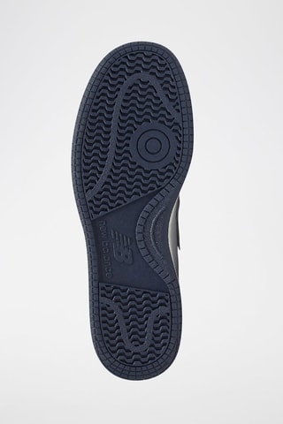 Sneakers en cuir 480 - Blanc et bleu marine