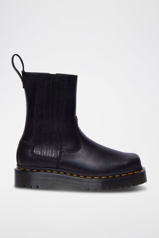 Bottines en cuir Amaayah Lo Orleans - Noir