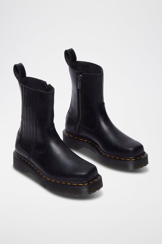 Bottines en cuir Amaayah Lo Orleans - Noir