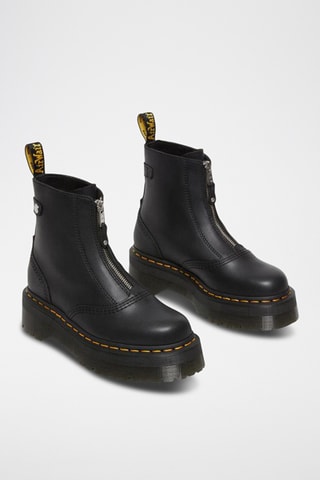 Bottines en cuir Jetta - Noir