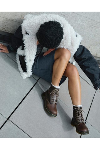 Bottines en cuir Serena - Marron