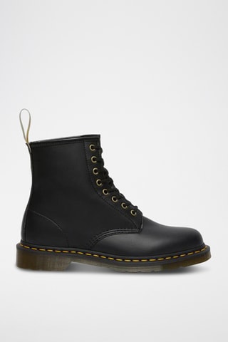 Bottines en cuir végan 1460 - Noir