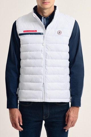 Doudoune sans manches - Blanc