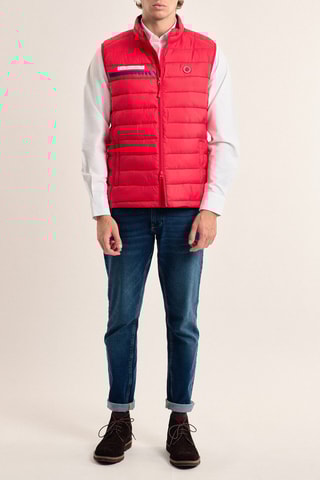 Doudoune sans manches - Rouge