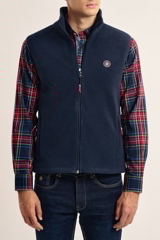 Casaco de malha - Azul