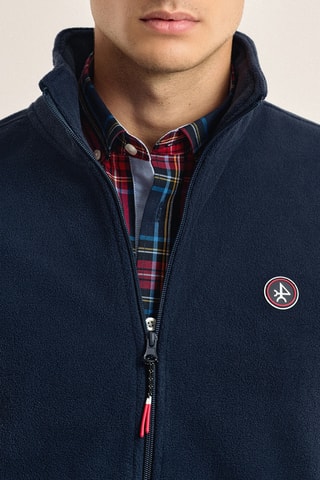 Casaco de malha - Azul