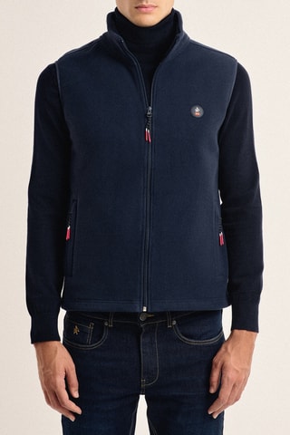 Casaco de malha - Azul