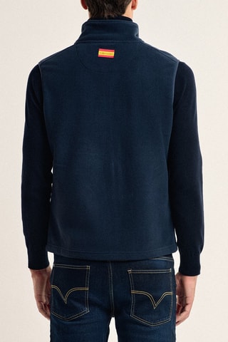 Casaco de malha - Azul