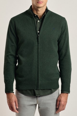 Casaco de malha - Verde