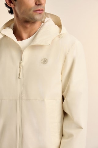 Coupe-vent à capuche - Beige