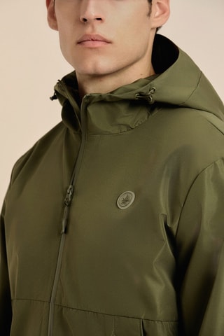 Coupe-vent à capuche - Vert