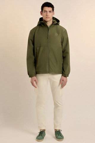 Coupe-vent à capuche - Vert