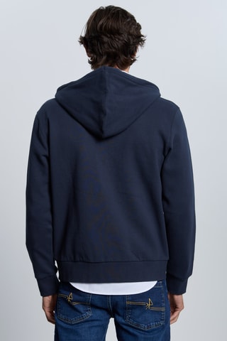 Sweat com capuz - Azul-marinho