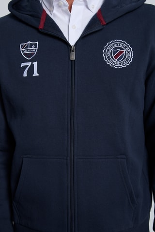 Sweat com capuz - Azul-marinho