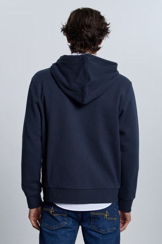 Sweat com capuz - Azul-marinho